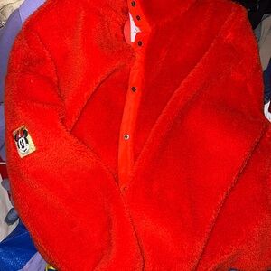 Disney Minnie Red Fleece Jacket with Character Patch